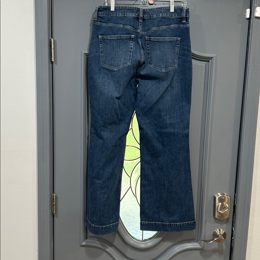 J Crew Medium Wash Denim Trousers. - Picture 3 of 3